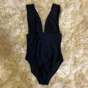 J Crew V neck one piece SMALL 💙💙💙